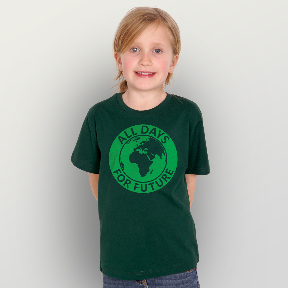 Kinder T-Shirt All Days For Future | HANDGEDRUCKT - Mode und mehr in Bio  und Fair
