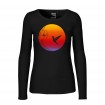 Frauen Longsleeve Kolibri