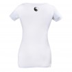 Frauen Scooped Neck T-Shirt Ying Yang