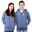 Unisex Zip-Hoody Unbedruckt